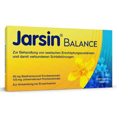 Jarsin Balance 56 Mg/120 Mg überzogene Tabletten 60 stk von MCM KLOSTERFRAU Vertr. GmbH PZN 05500138
