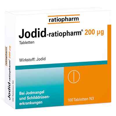 Jodid-ratiopharm 200 μg Tabletten 100 stk von ratiopharm GmbH PZN 04620018