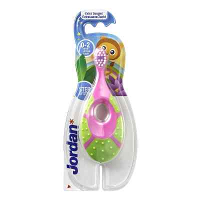 Jordan Babyzahnbürste Step 1 0-2 Jahre 1 stk von Megadent Deflogrip Gerhard Reeg GmbH PZN 01684549