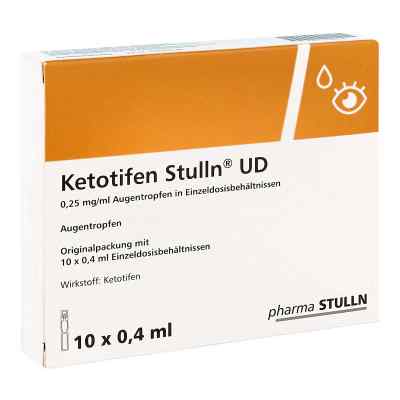 Ketotifen Stulln UD 0,25mg/ml Augentropfen 10X0.4 ml von PHARMA STULLN GmbH PZN 07005207