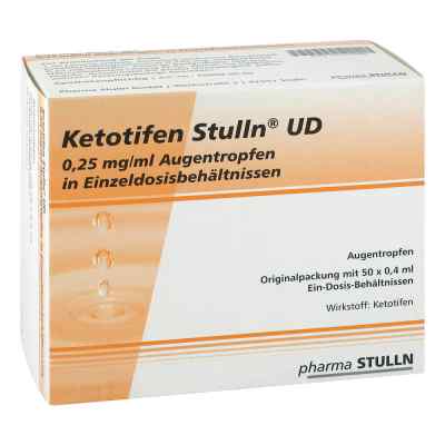 Ketotifen Stulln UD 0,25mg/ml Augentropfen 50X0.4 ml von PHARMA STULLN GmbH PZN 07004596
