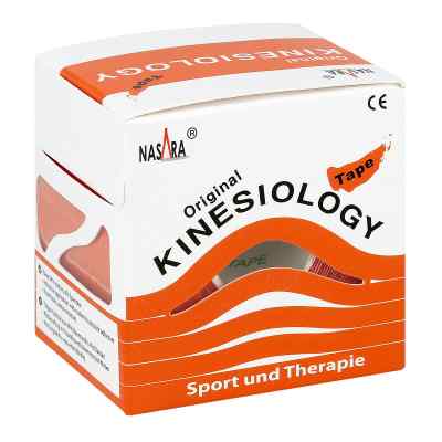 Kinesiotape Nasara 5cmx5m orange 1 stk von Mikros GmbH PZN 01177901