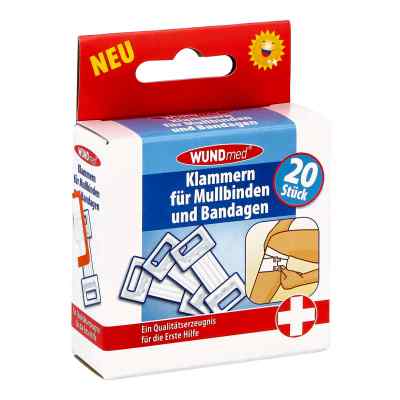 Klammern für Mulbinden+Bandagen 20 stk von Axisis GmbH PZN 07393913