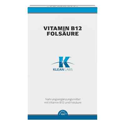Klean Labs Vitamin B12 & Folsäure Kapseln 100 stk von Supplementa GmbH PZN 09745440