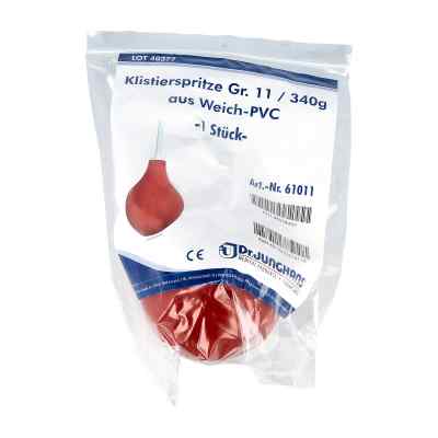 Klistierspritze 340 g Größe 11 birnf.Weich Pvc 1 stk von Dr. Junghans Medical GmbH PZN 08528427