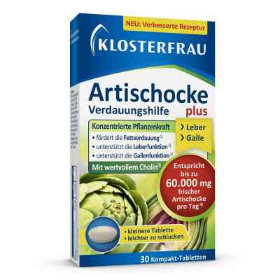 Klosterfrau Artischocke Plus Cholin Tabletten 30 stk von MCM KLOSTERFRAU Vertr. GmbH PZN 00088905