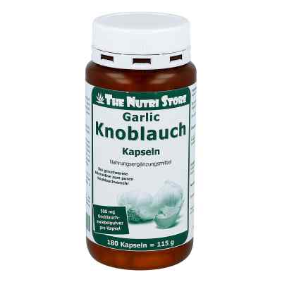 Knoblauch 500 mg geruchsarm Kapseln 180 stk von Hirundo Products PZN 05025401