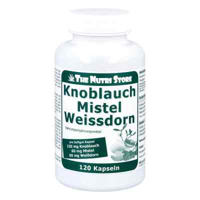 Knoblauch Mistel Weissdorn Kapseln 120 stk von Hirundo Products PZN 11650681