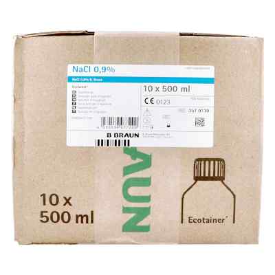 Kochsalzlösung 0,9% B.braun Spüllsg.ecotainer 10X500 ml von B. Braun Melsungen AG PZN 06063036