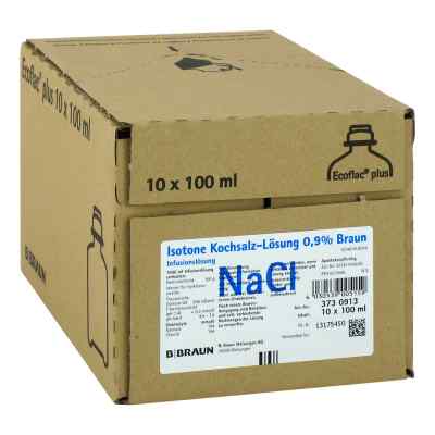 Kochsalzlösung 0,9% Miniflac 10X100 ml von B. Braun Melsungen AG PZN 06173569