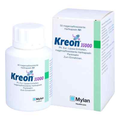 Kreon 35.000 Ph.eur.lipase Einheiten msr.Hartkaps. 50 stk von Viatris Healthcare GmbH PZN 14327710