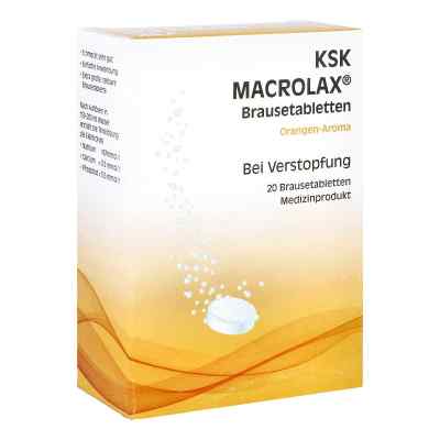 Ksk Macrolax Macrogol Brausetabletten 5 g 20 stk von KSK-Pharma Vertriebs AG PZN 13912180