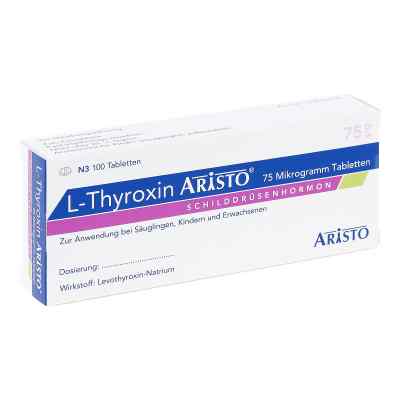 L-Thyroxin Aristo 75μg 100 stk von Aristo Pharma GmbH PZN 01880782