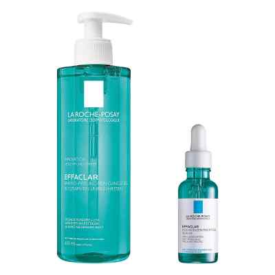 La Roche Posay Effaclar Mikro-Peeling Rein.gel & Effaclar Serum 1 Pck von L'Oreal Deutschland GmbH PZN 08102838