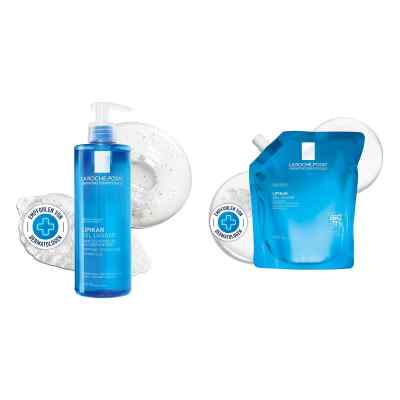 La Roche Posay Lipikar Gel Lavant + Nachfüllpack Set 400+400 ml von L'Oreal Deutschland GmbH PZN 08106634