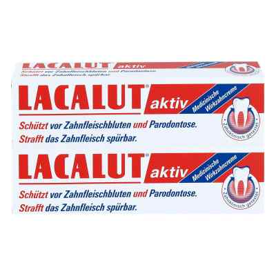 LACALUT aktiv Zahncreme 2x100 ml von Dr. Theiss Naturwaren GmbH PZN 08101802