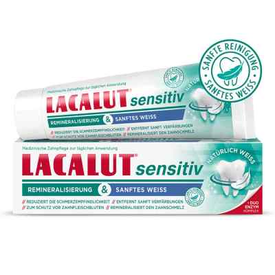 Lacalut sensitiv Remineralisierung & sanftes Weiss 75 ml von Dr. Theiss Naturwaren GmbH PZN 18403997