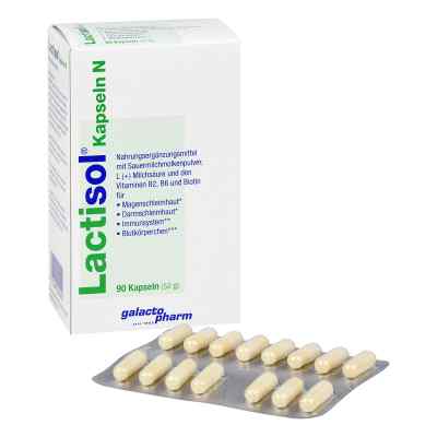 Lactisol Kapseln N 90 stk von Galactopharm Dr. Sanders GmbH & Co. KG. PZN 14300786