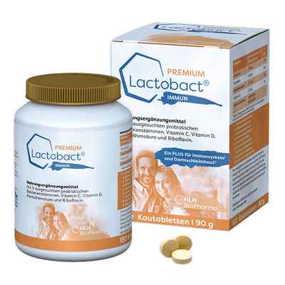 Lactobact Premium Immun Kautabletten 180 stk von HLH BioPharma GmbH PZN 16810250