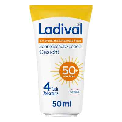 Ladival Empfindl. & Normale Haut Sonnenschutz LSF 50+ Gesicht 50 ml von STADA Consumer Health Deutschland GmbH PZN 19362763