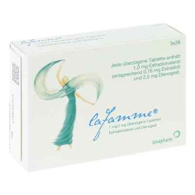 Lafamme 1 mg/2 mg überzogene Tabletten 3X28 stk von Jenapharm GmbH & Co.KG PZN 03838413
