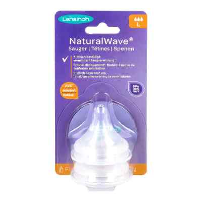 Lansinoh Naturalwave Sauger L 2 stk von Lansinoh Laboratories Inc. Niederlassung Deutschla PZN 10272975