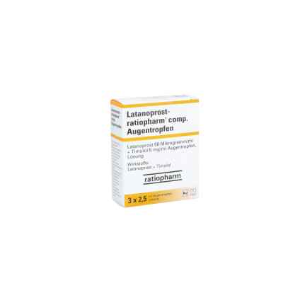 Latanoprost-ratiopharm compositus 3X2.5 ml von ratiopharm GmbH PZN 08404292