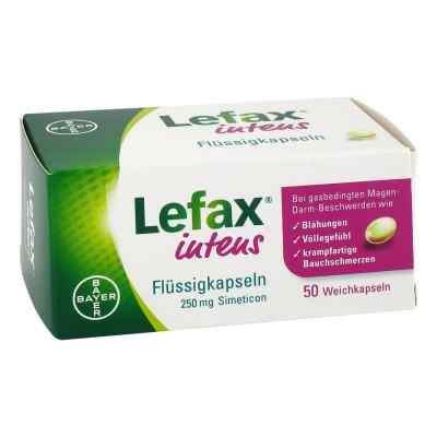 Lefax intens Flüssigkapseln 250 mg Simeticon 50 stk von Bayer Vital GmbH PZN 10537853