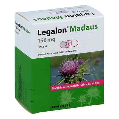 Legalon Madaus 156 mg Hartkapseln 30 stk von Viatris Healthcare GmbH PZN 11548161