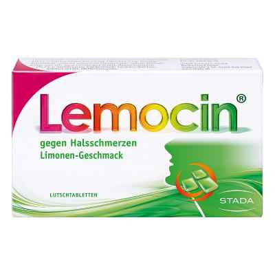 Lemocin gegen Halsschmerzen Limettengeschmack ab 5 Jahren 20 stk von STADA GmbH PZN 12397155