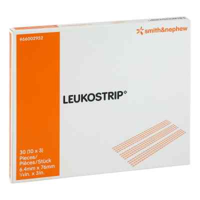 Leukostrip Wundnahtstreifen 6,4 x 76 mm 10X3 stk von Smith & Nephew GmbH PZN 07610380
