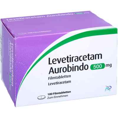 Levetiracetam Aurobindo 500mg 100 stk von PUREN Pharma GmbH & Co. KG PZN 09478714