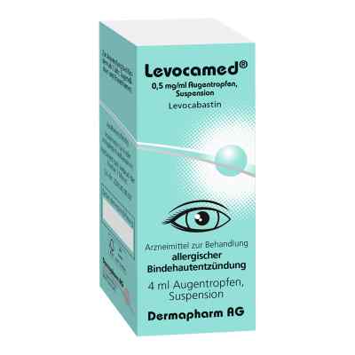 Levocamed 0,5 mg/ml Augentropfen Suspension 4 ml von Allergopharma GmbH & Co. KG PZN 15624812