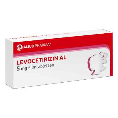 Levocetirizin AL 5 mg Filmtabletten bei Heuschnupfen 100 stk von ALIUD Pharma GmbH PZN 15817267
