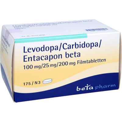 Levodopa/Carbidopa/Entacapon beta 100mg/25mg/200mg 175 stk von betapharm Arzneimittel GmbH PZN 10324583