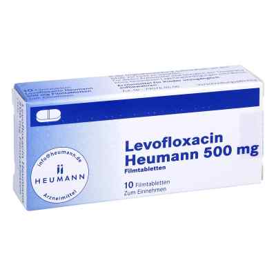 Levofloxacin Heumann 500mg 10 stk von HEUMANN PHARMA GmbH & Co. Generica KG PZN 08806317