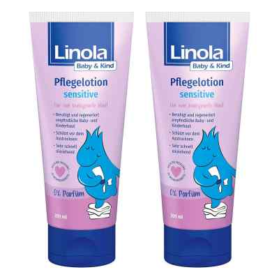 Linola Baby & Kind Pflegelotion Sensitive 2x200 ml von Dr. August Wolff GmbH & Co.KG Arzneimittel PZN 08106104