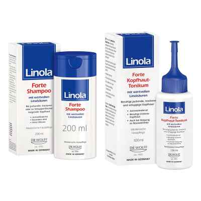 Linola Forte: Shampoo (200 ml) und Kopfhaut-Tonikum (100ml)