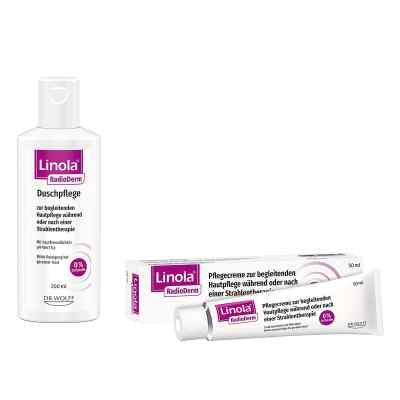 Linola Radioderm: Duschpflege und Pflegecreme 200+50 ml von Dr. August Wolff GmbH & Co.KG Arzneimittel PZN 08106485