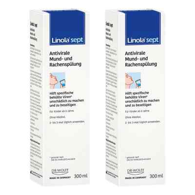Linola Sept Mund- Und Rachenspülung 2x300 ml von Dr. August Wolff GmbH & Co.KG Arzneimittel PZN 08104699