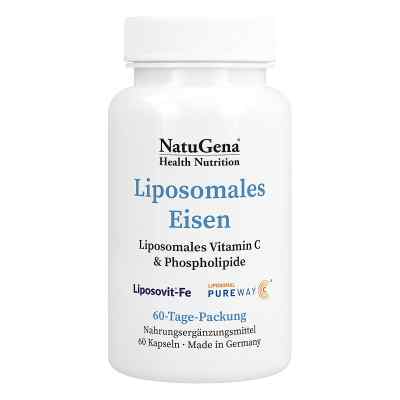 Liposomales Eisen + Vitamin C Kapseln Vegan 60 stk von NatuGena GmbH PZN 19479761