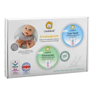 Löwenkind Einsteigerbox Mini Grau + Rotznäschen + Gute-Nacht 1 stk von Löwenkind GmbH PZN 08107740