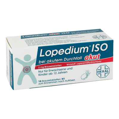Lopedium akut ISO bei akutem Durchfall 10 stk von Hexal AG PZN 00213977