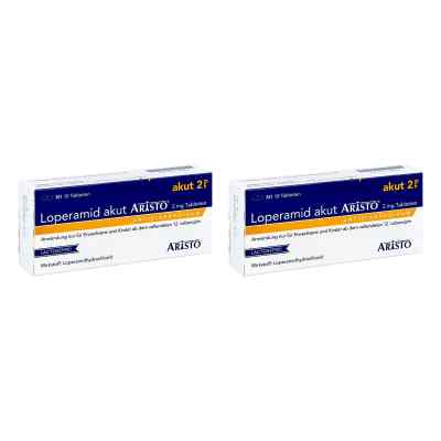 Loperamid akut Aristo 2mg 2x10 stk von Aristo Pharma GmbH PZN 08102619
