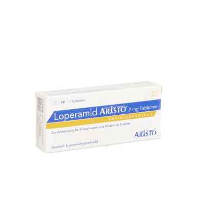 Loperamid Aristo 2 mg Tabletten 10 stk von Aristo Pharma GmbH PZN 09520787