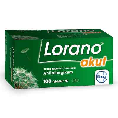 Lorano® akut 10 mg Tabletten 100 stk von Hexal AG PZN 07224435