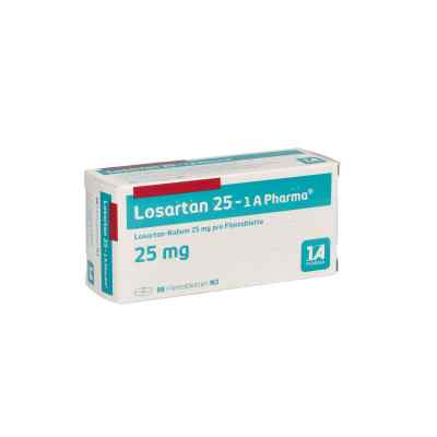 Losartan 25-1a Pharma Filmtabletten 98 stk von 1 A Pharma GmbH PZN 05369017
