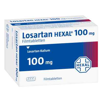 Losartan HEXAL 100mg 98 stk von Hexal AG PZN 03249964