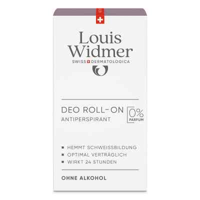 Louis Widmer Deo Roll-on Antiperspirant unparfümiert 50 ml von LOUIS WIDMER GmbH PZN 19395828