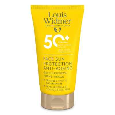Louis Widmer Face Sun Protection Anti-Ageing 50  50 ml von LOUIS WIDMER GmbH PZN 18441934